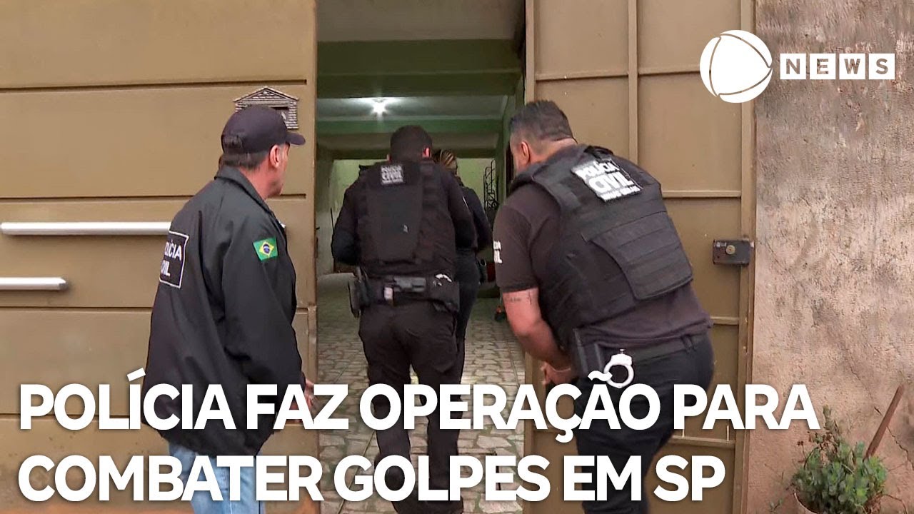 Polícia faz operação para combater golpes contra idosos em SP