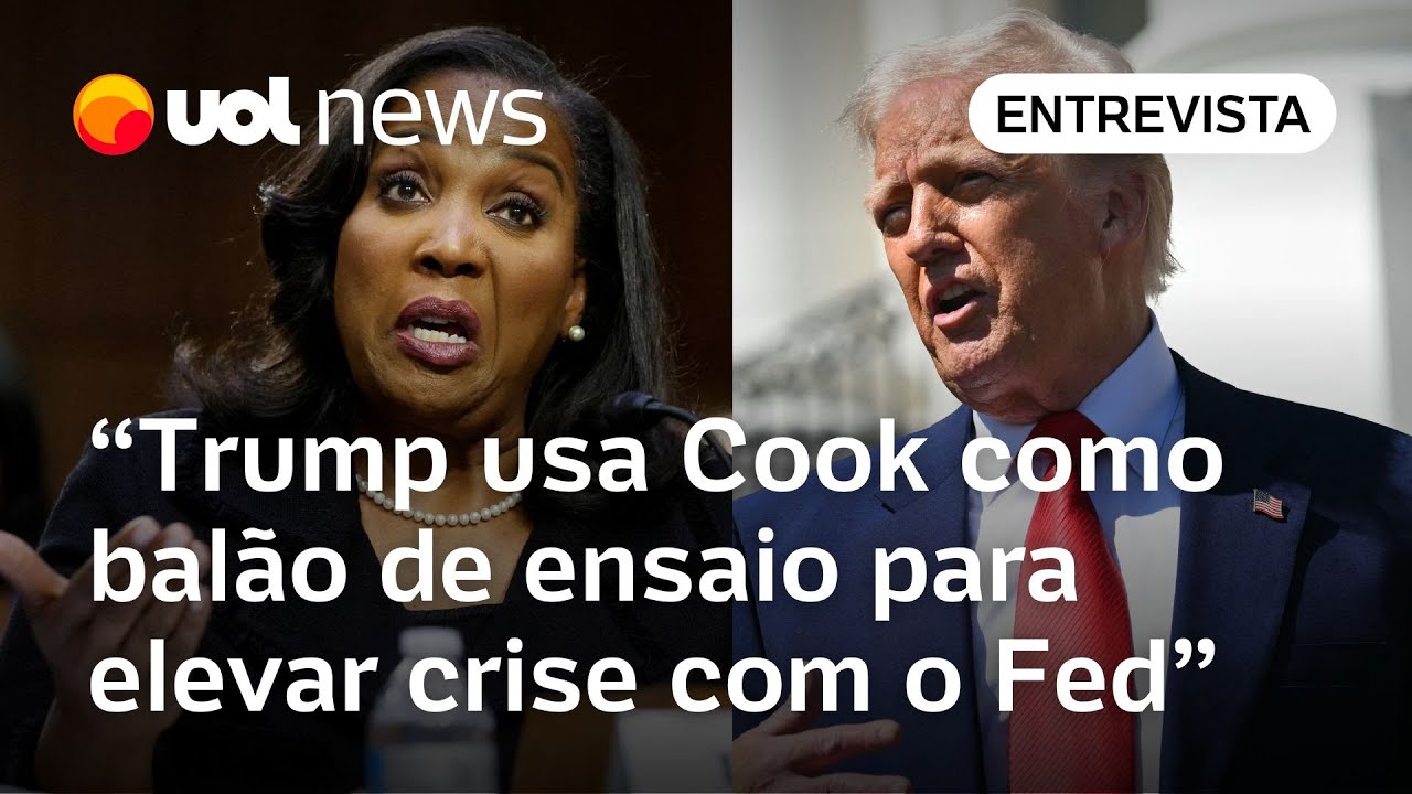 Trump faz de Lisa Cook um alvo para tentar elevar crise com o Fed e demitir Powell diz professor