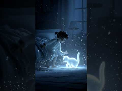 The Purr Ghost - A Cat’s Love Beyond Life #cat #catshorts #kitten #ai #petlover #ghost #cutecat