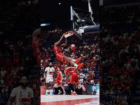 Josh Nebo dunk 🚀 #olimpiamilano #basketball #dunk #finals