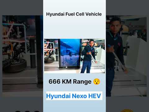 India's First Hydrogen Fuel Cell Vehicle Hyundai Nexo FCEV | Hyundai Nexo HEV First Look #shorts #ev
