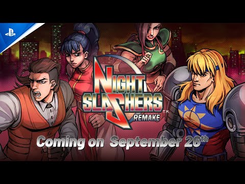 Night Slashers: Remake - Release Date Announcement Trailer | PS5 & PS4 Games