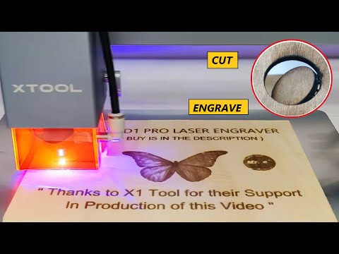 How to Cut Thick Wood & Engrave Metals with xTool D1 Pro Laser Engraver