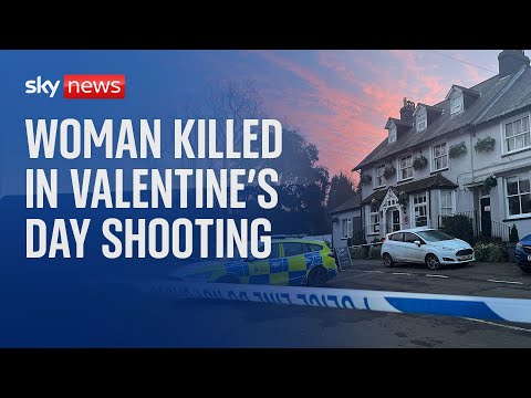 Woman killed in Valentine's Day shooting at village pub