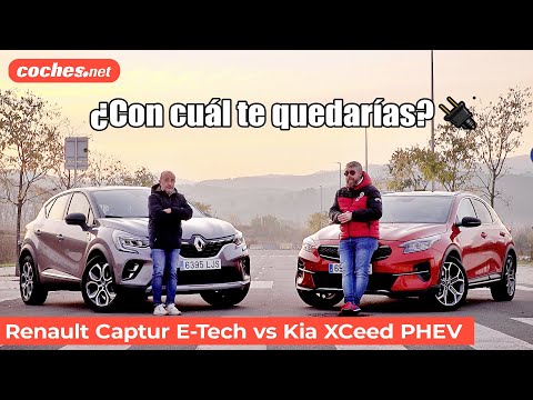 Renault Captur E-Tech vs Kia XCeed PHEV 2021 | Prueba Comparativa / Review en español | coches.net