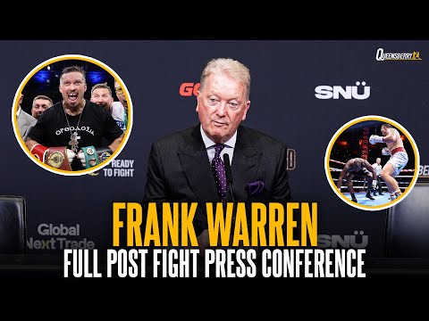 Frank Warren Post Fight Press Conference | Usyk vs Dubois 2 Reaction