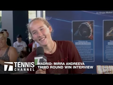 Mirra Andrea defeats Linette on her Sixteenth Birthday | 2023 Madrid Third Round