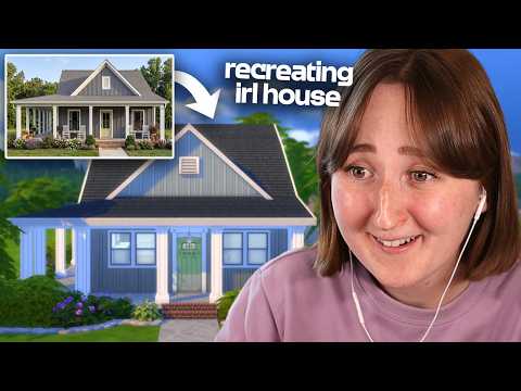 I tried recreating an *IRL HOUSE* in The Sims 4!