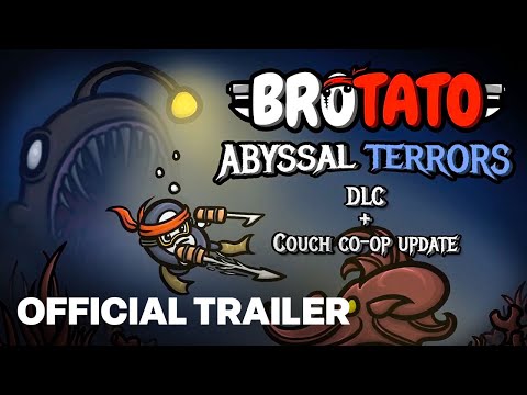 Brotato - Abyssal Terrors DLC & Local CO-OP Update Announcement Trailer