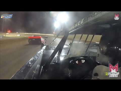 #13 Shawn Whitman - Cash Money Late Model - 4-6-2024 Springfield Raceway - In Car Camera - dirt track racing video image
