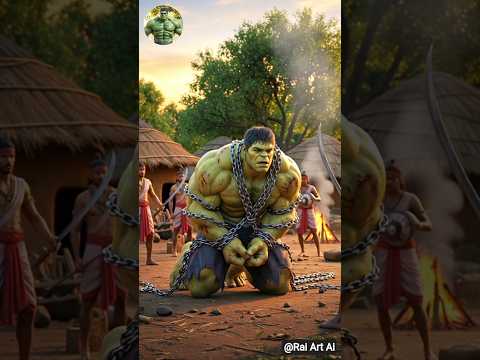 All Avengers defeated by tribal warriors 😭💔| #hulk #ytshorts #trendingshorts #shorts #marvel