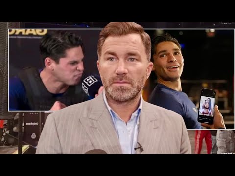 “i’ve never seen anything like it” eddie hearn reacts to ryan garcia & devin haney press conference