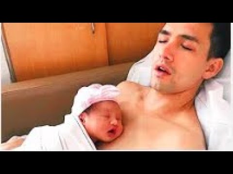 Cute Babies Staying at Home With Dad Baby and Daddy Videos