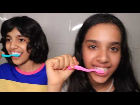 Shfa  visits dentist !learn important care of teeth !