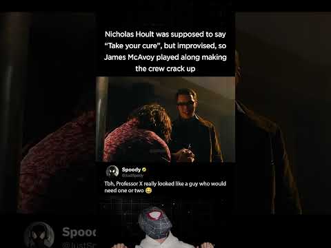 Nicholas Hoult was supposed to say “Take your cure”, but improvised this in X-Men: Apocalypse (<strong>2016</strong>)