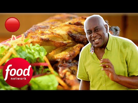 🔴 Ainsley Teaches You How To Cook The Ultimate Jerk Chicken | Ainsley's Caribbean Kitchen