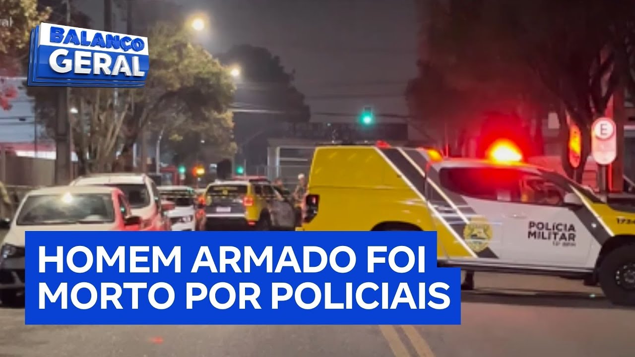 Suspeito ameaça ex-mulher e a própria família e morre depois de perseguição