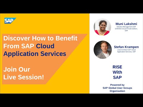 Discover How to Benefit from SAP Cloud Application Services