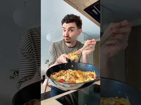 Trying recipes I found on TikTok Pt. 2: Pan-fried silken tofu and egg by @ marmorbaby (on TikTok) 🤨