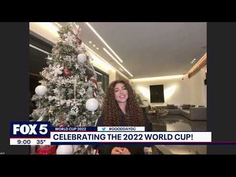 FiFa Star Myriam Fares on fox news نجمة الفيفا ميريام فارس على قناة فوكس نيوز