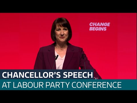 Rachel Reeves interrupted by heckler during optimistic conference speech | ITV News