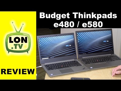 Lenovo's Budget Thinkpads: E480 and E580 Review - UCymYq4Piq0BrhnM18aQzTlg