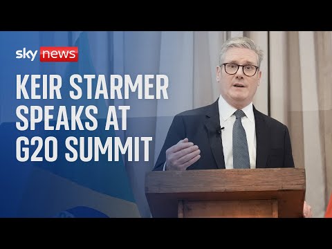 PM holds news conference in Brazil - as thousands attend farm tax protest back in London