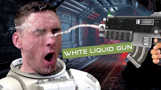 YouTube thumbnail for Stimpee's video titled 'Playing The WEIRDEST Horror Game on Steam'