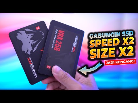 AMAZING! Aku Gabungin 2 SSD Jadi 1 Partisi SPEEDNYA Jadi KUENCANG!