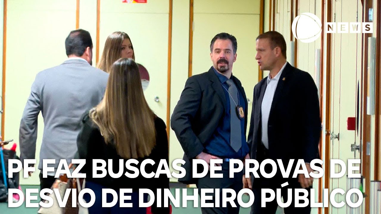 Polícia Federal faz buscas de provas de desvio de dinheiro público