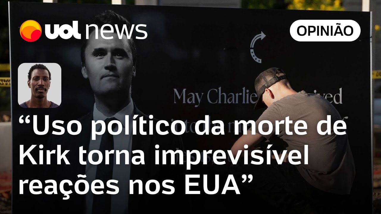 Morte de Charlie Kirk traz o receio do aumento da violência política nos EUA | Ronilso Pacheco