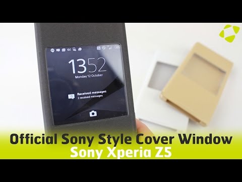 Official Sony Xperia Z5 Style Cover Window SCR42 Case - Hands On Review - UCS9OE6KeXQ54nSMqhRx0_EQ