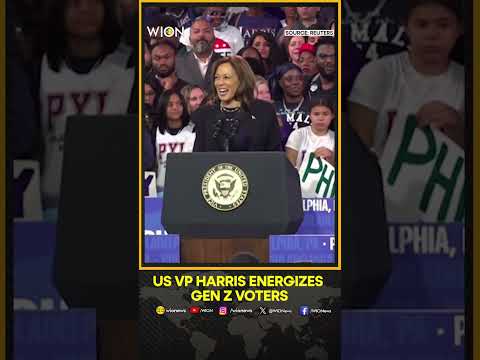 US Vice President Harris Energizes Gen Z Voters At Philadelphia Rally|WION Shorts