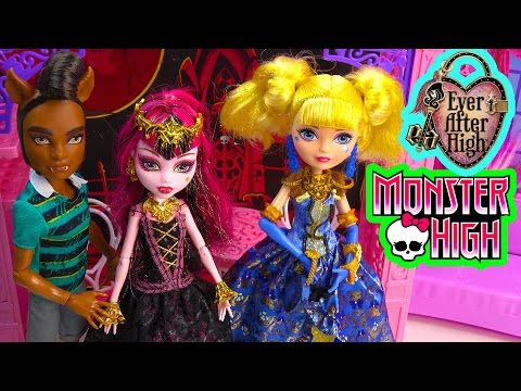 Monster High Draculaura Ever After High Blondie Lockes Thronecoming Clawd Wolf Playset Doll - UCelMeixAOTs2OQAAi9wU8-g