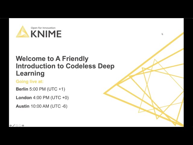 Deep Learning with KNIME