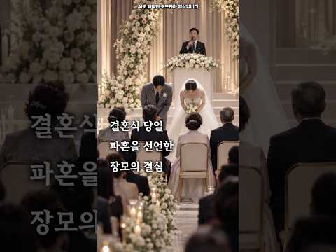 결혼식 당일 파혼을 선언한 장모의 <strong>결심</strong> #숏드라마 #사이다 #터닝