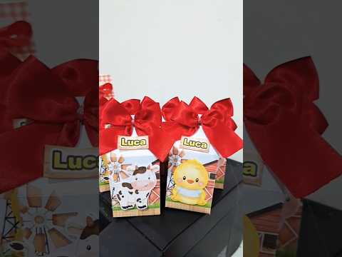 Lembrancinha Fazendinha #papelariapersonalizada #decoracaodefestainfantil #fazendinha