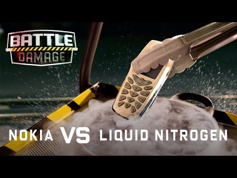 The Indestructible Nokia Phone vs Liquid Nitrogen - WIRED’s Battle Damage - UCftwRNsjfRo08xYE31tkiyw