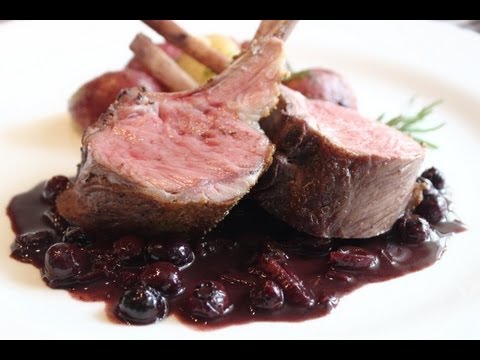 Rack of Lamb with Blueberry Beurre Rouge - Easter Lamb Roasted with Blueberries - UCRIZtPl9nb9RiXc9btSTQNw