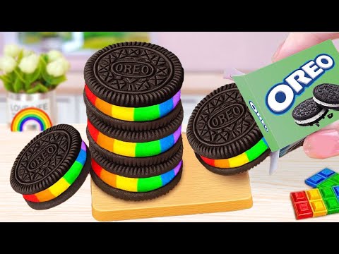 Mini Rainbow OREO Cake 🌈 Amazing OREO Cake Dessert By 1000+ Yummy Cake