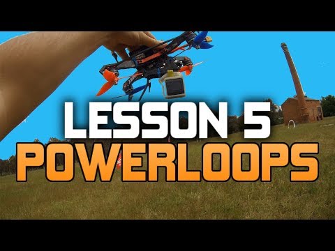 HOW TO FLY A FPV RACE DRONE. UAVFUTURES FLIGHTSCHOOL lesson 5 powerloops - UC3ioIOr3tH6Yz8qzr418R-g