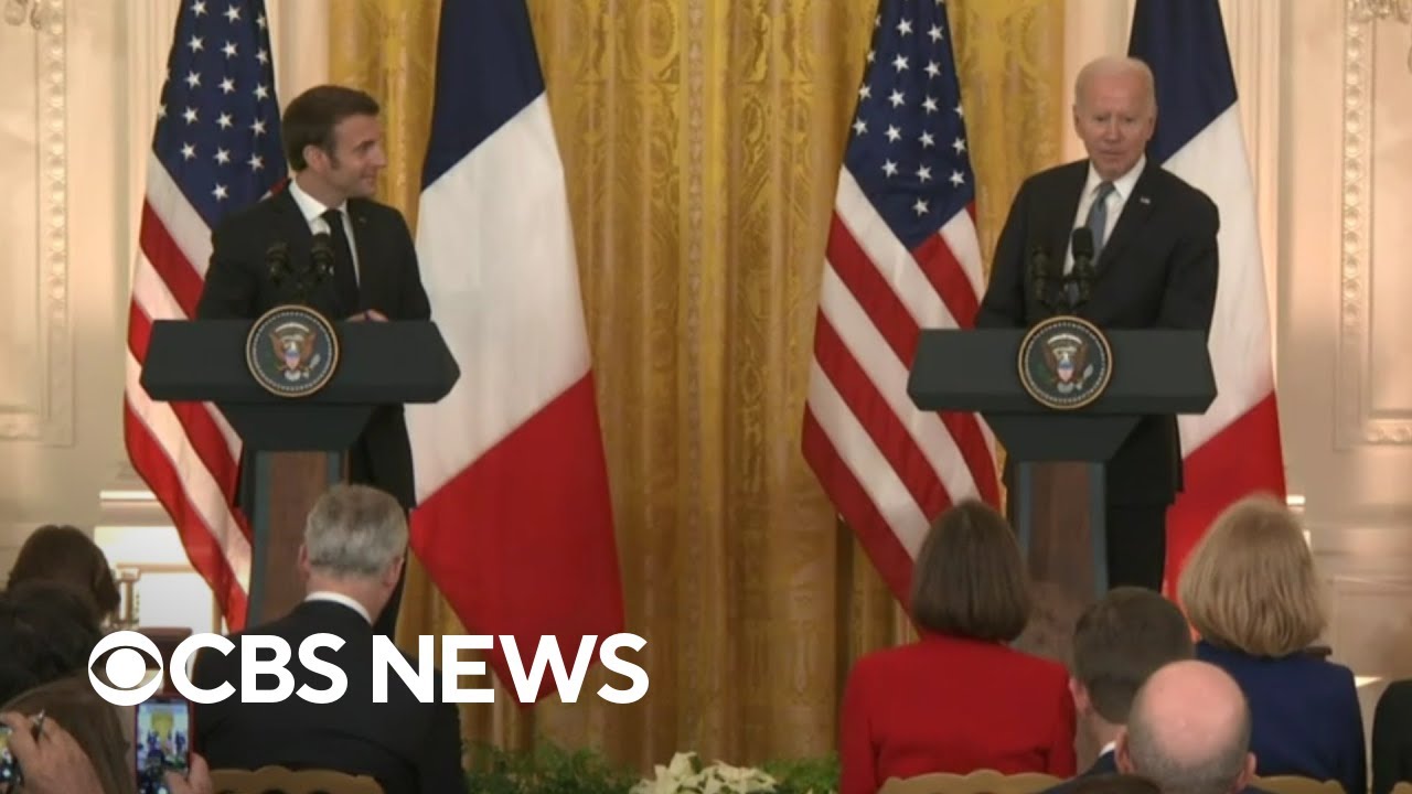 Biden, Macron reiterate support for Ukraine amid Russian aggression