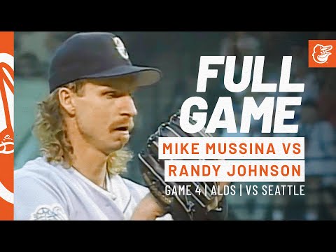Mike Mussina Outduels Randy Johnson in Game 4 of 1997 ALDS | Mariners at Orioles: FULL Game video clip