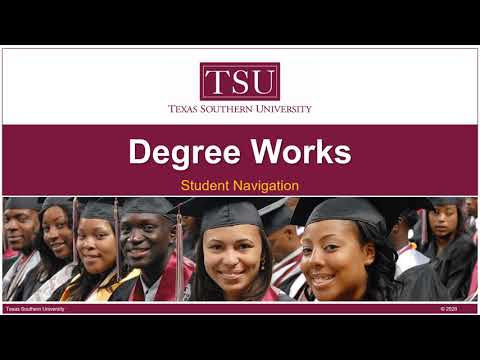 Degree Works - Student Navigation