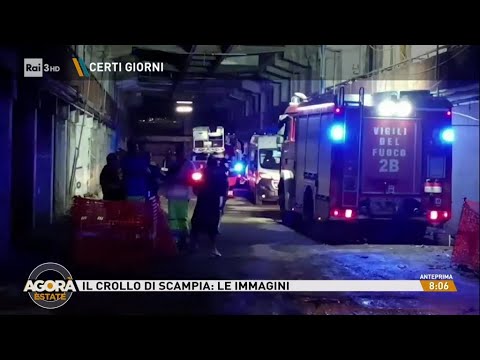 La tragedia di Scampia, le immagini del crollo - Agorà Estate 23/07/2024