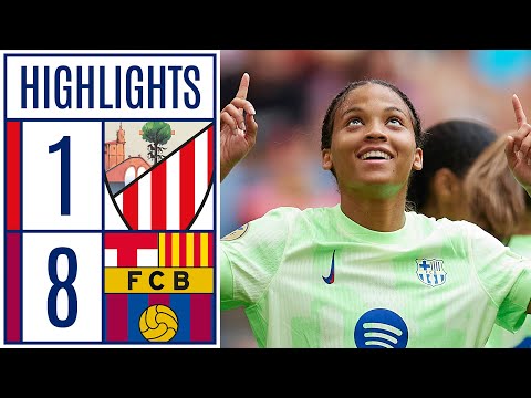 ATHLETIC CLUB 1 - 8 FC BARCELONA | RESUMEN LIGA F MOEVE