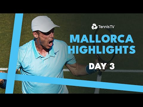 Bautista Agut Battles Humbert; Monfils & More Feature | Mallorca 2024 Day 3 Highlights