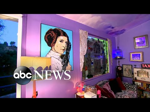 An exclusive live look inside Carrie Fisher's unique home - UCH1oRy1dINbMVp3UFWrKP0w