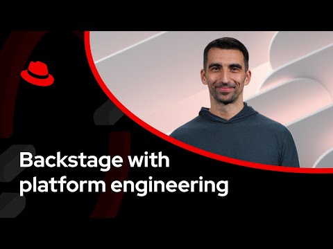 Backstage with platform engineering