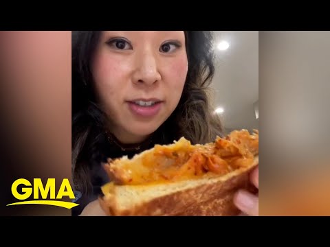 How to make kimchi grilled cheese, TikTok’s 1st viral recipe of 2023